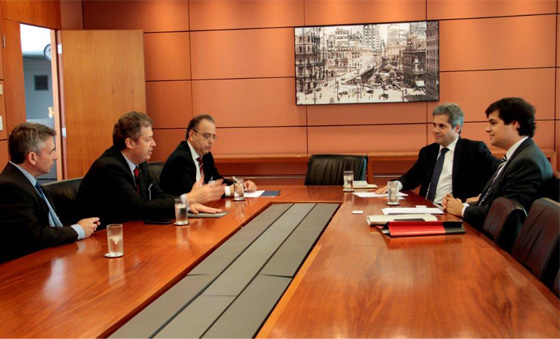 Da esq. para a dir.: Washington Negreziolo Teixeira, Wagner Seraphim Leitão, Marco Antonio Paz Chavez, Mário Luiz Oliveira da Costa e Leonardo Sica.