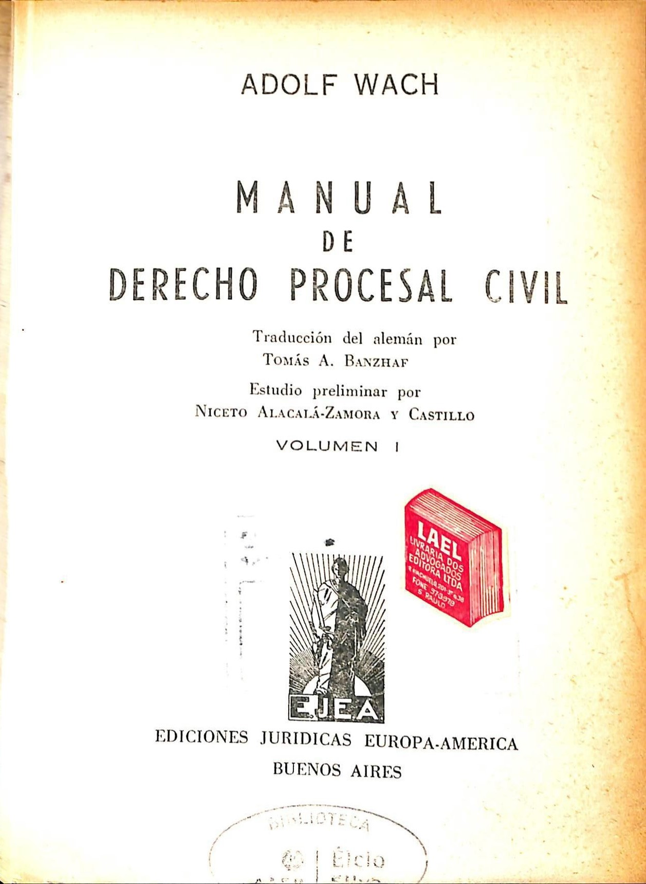 Manual de derecho procesal civil