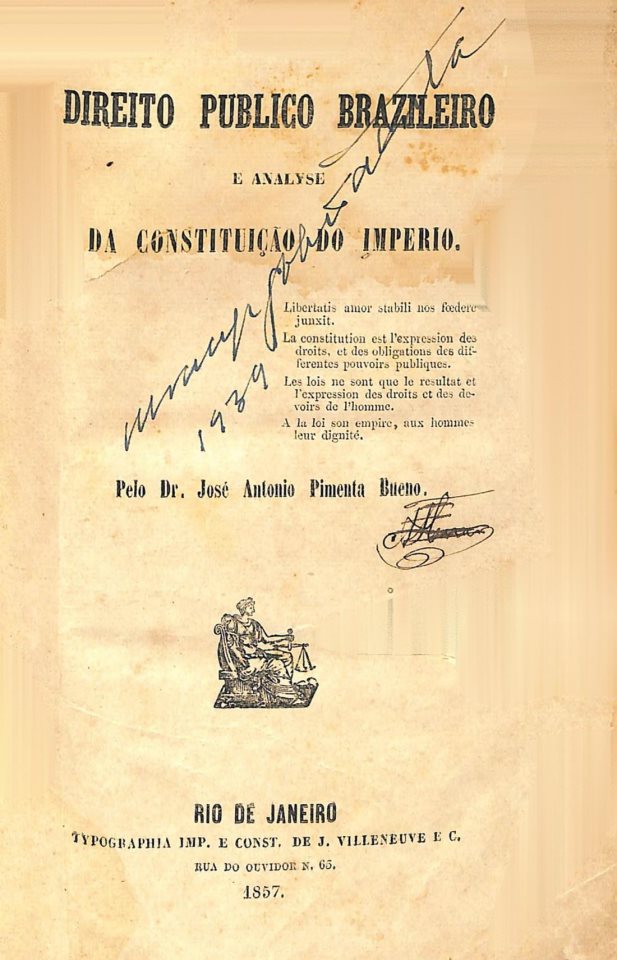 Direito publico brazileiro e analyse da constituição do Imperio