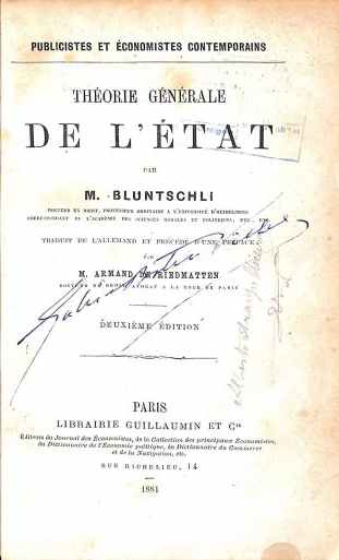 Théorie générale de L’état