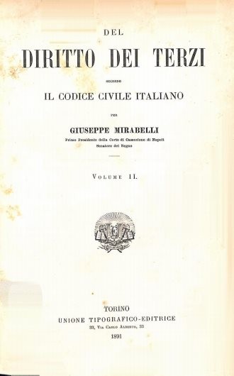 Del diritto dei terzi – secondo il codice civile italiano