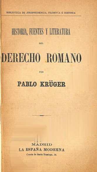 Historia, fuentes y leteratura del derecho romano