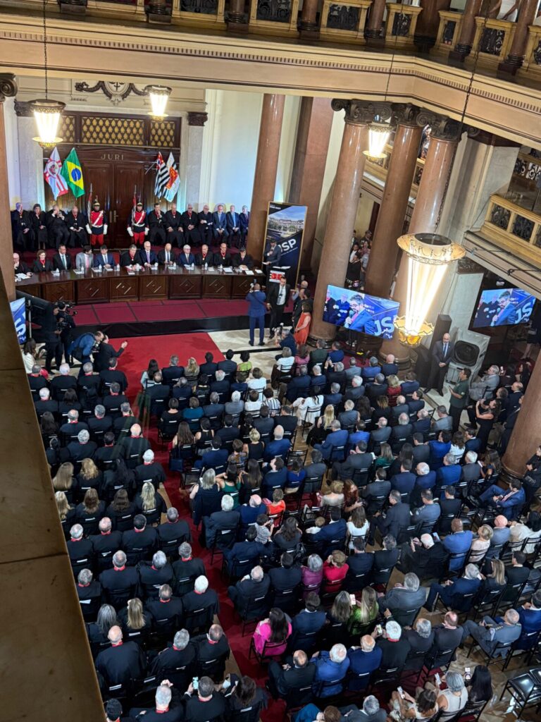 Momento da Solenidade de Abertura do Ano Judiciário Paulista 2026