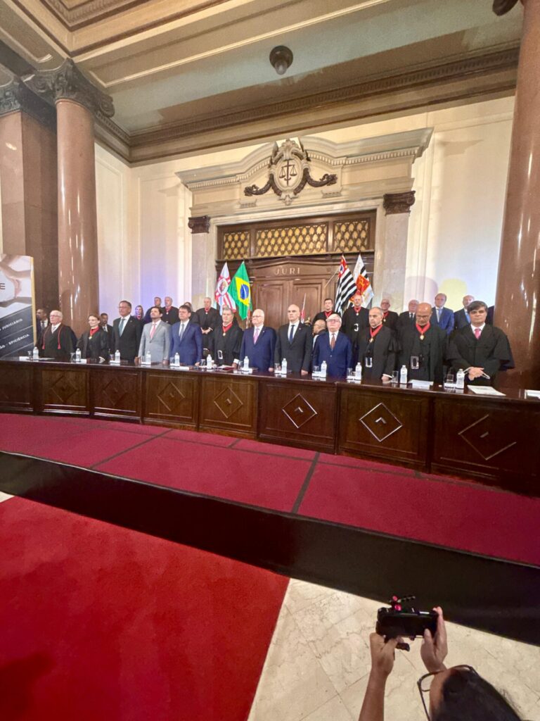 Momento da Solenidade de Abertura do Ano Judiciário Paulista 2026